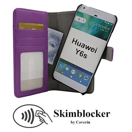Skimblocker Magnet Wallet Huawei Y6s