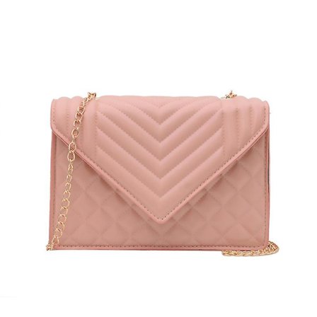 Lille Crossbody skuldertaske, sød lille damehåndtaske med kæde