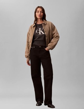 Calvin Klein Jeans Chunky Cotton Graphic Vest - Grey - XS