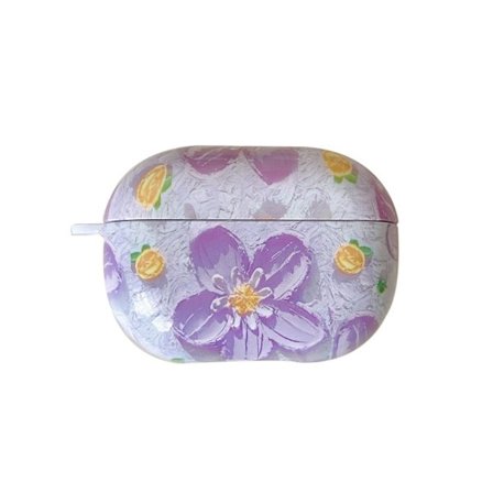 Xiaomi Redmi Buds 4 Pro søtt design-etui - Lilla Blomst