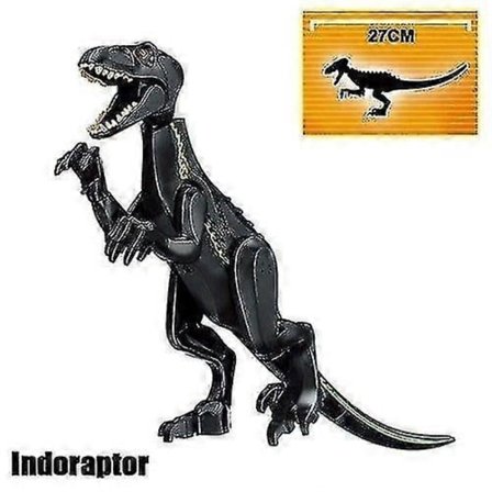 Jurassic Dinosaur -rakennuspalikkalelufiguurisetti Indoraptor Velociraptor Triceratops T-rex World Dino -palikka Yhteensopiva