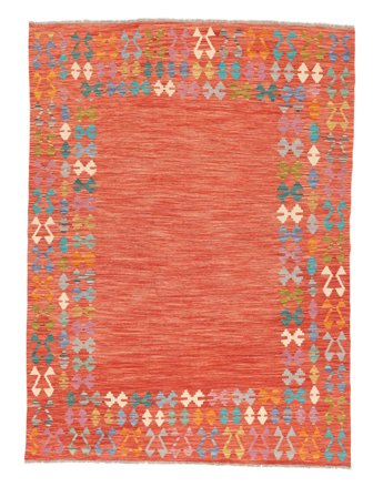Oriental Kilim Afghan Old Style Rug 180X246 Wool, Afghanistan
