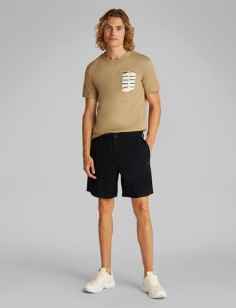 Calvin Klein Jeans Linen Short - Black - 30