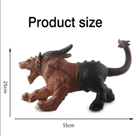 Stor Jura Simulering Myk Gummi Lydende Dinosaur Variant Magic Dragon Treangle Dragon