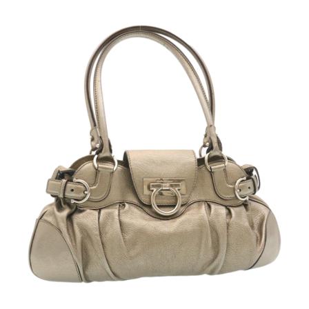 Salvatore Ferragamo Pre-owned, Handbag Grijs, Dames, Maat:ONE Size,leer