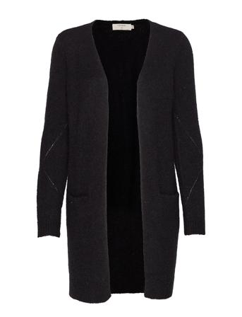 Kaitlyncr New Cardigan Neuletakki Musta Cream