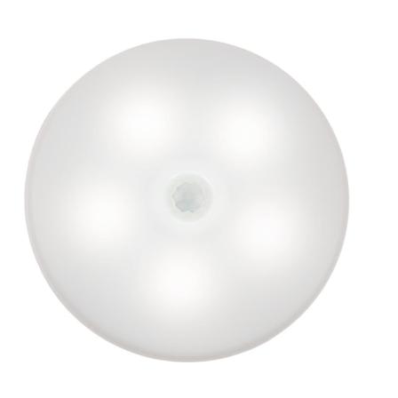 Nattlampe med bevegelsessensor - Bevegelsesdetektor - Lampe - Nattlys White Vit