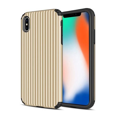 Hybrid Armor Cover til Apple iPhone X/Xs - Guld