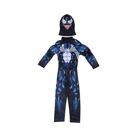 Venom Muskel Kostume Cosplay Barn Pojke Halloween Barn Kostume W