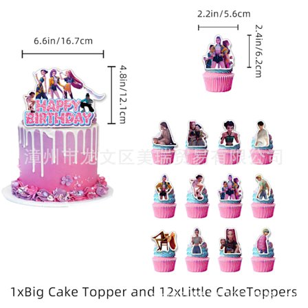 Witch Hunters Födelsedagstema Party Dekoration Banner Tårta med Ballonger