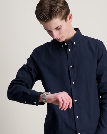 Lexington Kyle Casual Oxford B.D Shirt Blau Hemden Jungen - Kids Brand Store