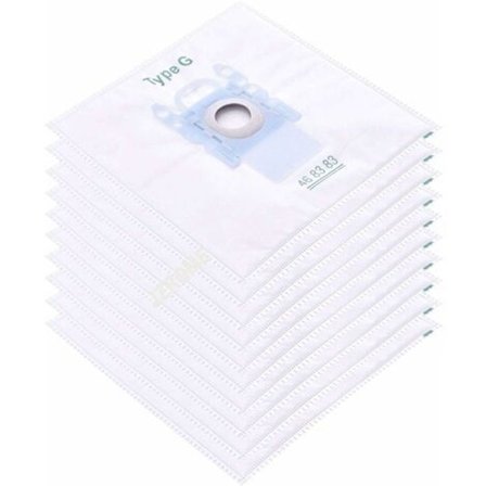 Pakke med 10 støvsugerposer til Bosch Type G/ MegaFilt - kompatibel med BBZ41FG 468383 KLB