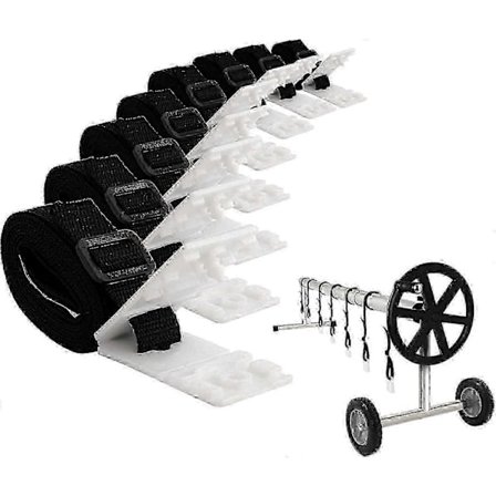 Poolrulle för poolskydd 300-570 cm - WELLNGS