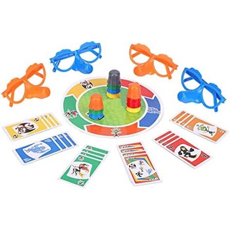 Familie Sjov Løgner Spil Fibber Brætspil Inkluderer Sjove Briller og Kort Vokse Næse Interessant Familie Interaktivt Legetøj til Børn Voksne