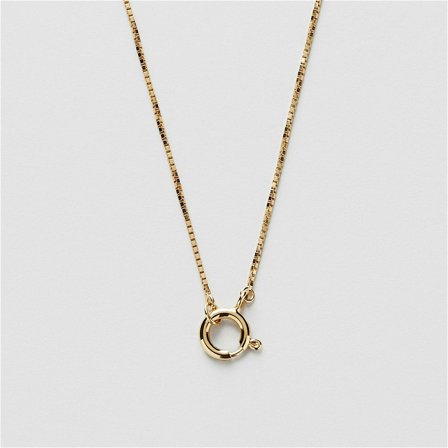 Charm Halsband - 24K GULDPLÄTERAT STERLING SILVER - Safira