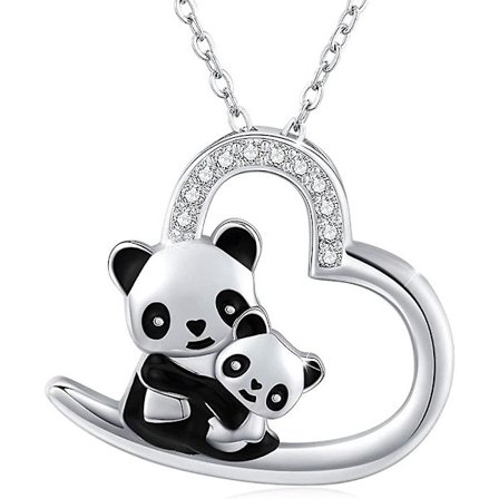 Pingvinhalsband/panda/koala/bi/tasshalsband 925 Silver Söt Djur