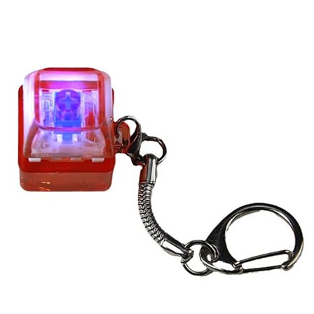 Switchar Tester Nyckelring Pendel med LED-ljus för att testa mekaniskt tangentbord