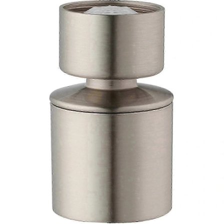 Rostfritt stål borstad nickel köksblandare med dubbla spraylägen och 360 graders vridbart huvud för vattenbesparing