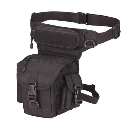 Mænd Justerbar Militær Lårtaske Utility Taljepakke Pouch Vandring Mandlig Talje Hofte Motorcykelben