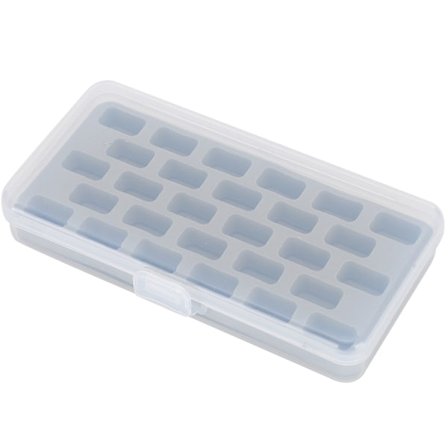 28 rum Tomme Spoler Boks Plastik Tråd Opbevaringsdæksel Spoleholder til Symaskine