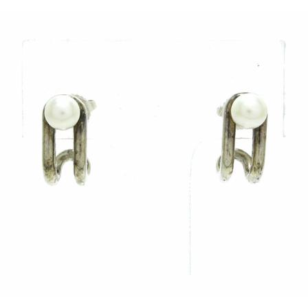 Tiffany & Co. Pre-owned, Earrings Grijs, Dames, Maat:ONE Size