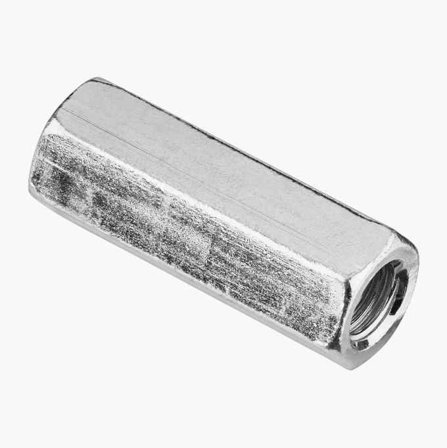 Skarvmutter M8 x 35 mm elförzinkad 2 st. - Biltema