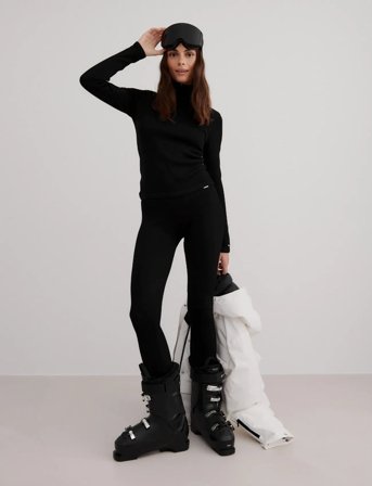 aim ́n Ribbed Wool Leggings - Black - XL