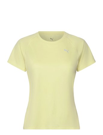 W Run Velocity Tee Sport Sport Clothing Sports Tops & T-shirts Sport T-Skjorte Yellow PUMA