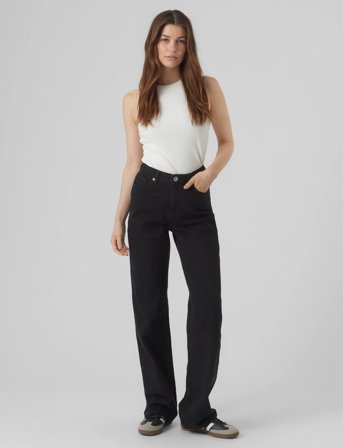 Vero Moda Vmtessa Hr Wide Jeans Ra118 Ga Noos - Black - 30 x 32