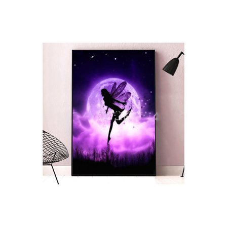 5D Diamantmaleri Figur Elf Landskap Full Diamant Krysssting