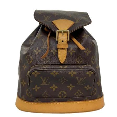 Louis Vuitton Vintage Pre-owned Canvas backpacks brun, Dam Vintage Väskor, Dam, Storlek: ONE SIZE