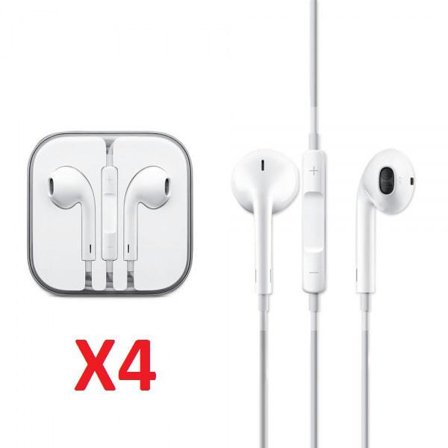 Kompatibel med iPhone Høretelefoner x 4 stk zdq