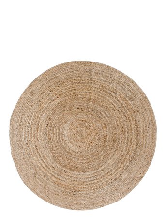 House Nordic | Rina - Rug, Braided Jute, Nature Ø150 Cm | 1X150X150CM