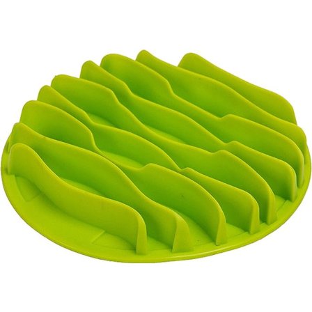 Machao Pet Fun Mat Långsam Bärbar Hundmatskål, Interaktiv Bloa