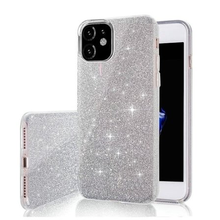 Samsung Galaxy A56 5G - 3in1 Glitter Elegant Mjuk Skal Silver