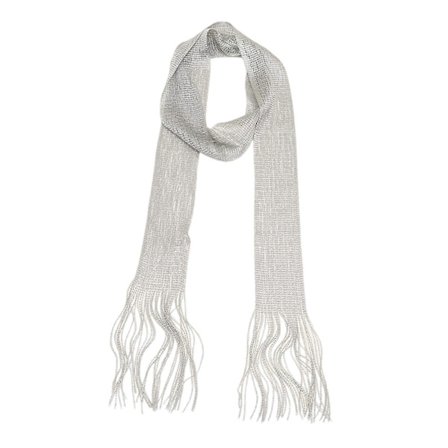 Chic Långhalsduk för Festliga Kvällsevenemang, Färgstarka Scarves med Hårband för Kvällskläder