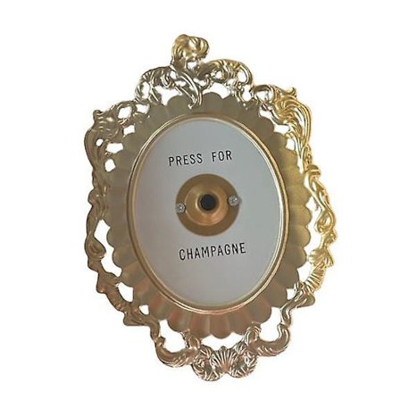 Ring mini champagneknapp för att trycka på champagneklockan