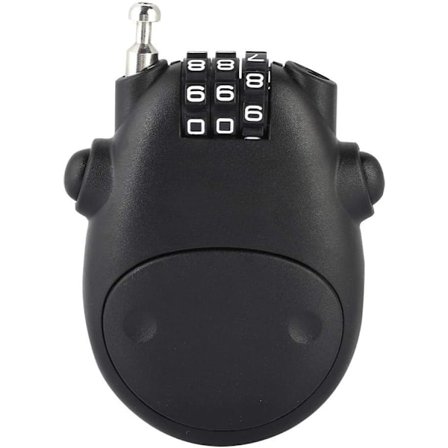 Kombinasjonslås, Barnevognlås med 3-sifret kode Sikkerhetslås, Passordlås for Barnevogn/Sykkel/Bagasje/Hengelås (Svart)