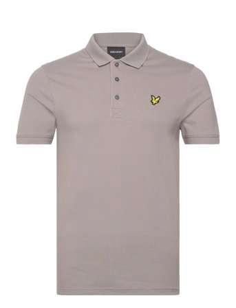 Lyle & Scott Plain Polo Shirt - Grey - L