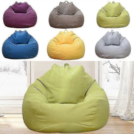 Extra Large Bean Bag Chair Covers Indoor Lazy Lounger for Adults Kids