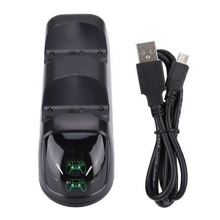 DC 5V håndholdt gamepad dobbel lader ladestasjon for PS4 Slim Pro