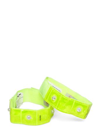 Reflective Armband With 4 Leds - 2 Pack Yellow Salzmann