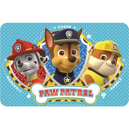 Paw Patrol Trio bordstablett 43x28 cm – Perfekt för barnens måltider!