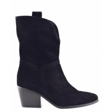 Gabor, Heeled Boots Blauw, Dames, Maat:38 1/2 EU,leer