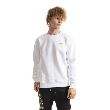 Alpha Industries, Bluza 188307Fp 590 Wit, Heren, Maat:XL