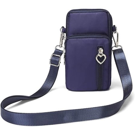 Mobiltelefon skuldertaske, universel mobiltelefon etui til at hænge ud kortlomme, pung, lille taske