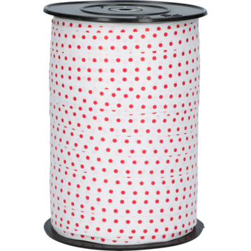 GAVEBÅND RØDE PRIKKER