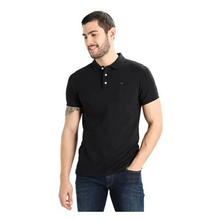 Tommy Jeans Polo Shirts Sort, Herre