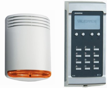 Axema 2-0041 Døralarmpakke med leser/kodelås, Alarm & sikkerhet