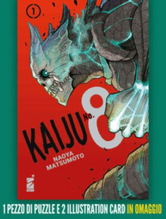 Kaiju No. 8. Con 1 pezzo di puzzle. Con 2 illustration card. Vol. 1 Naoya Matsumoto